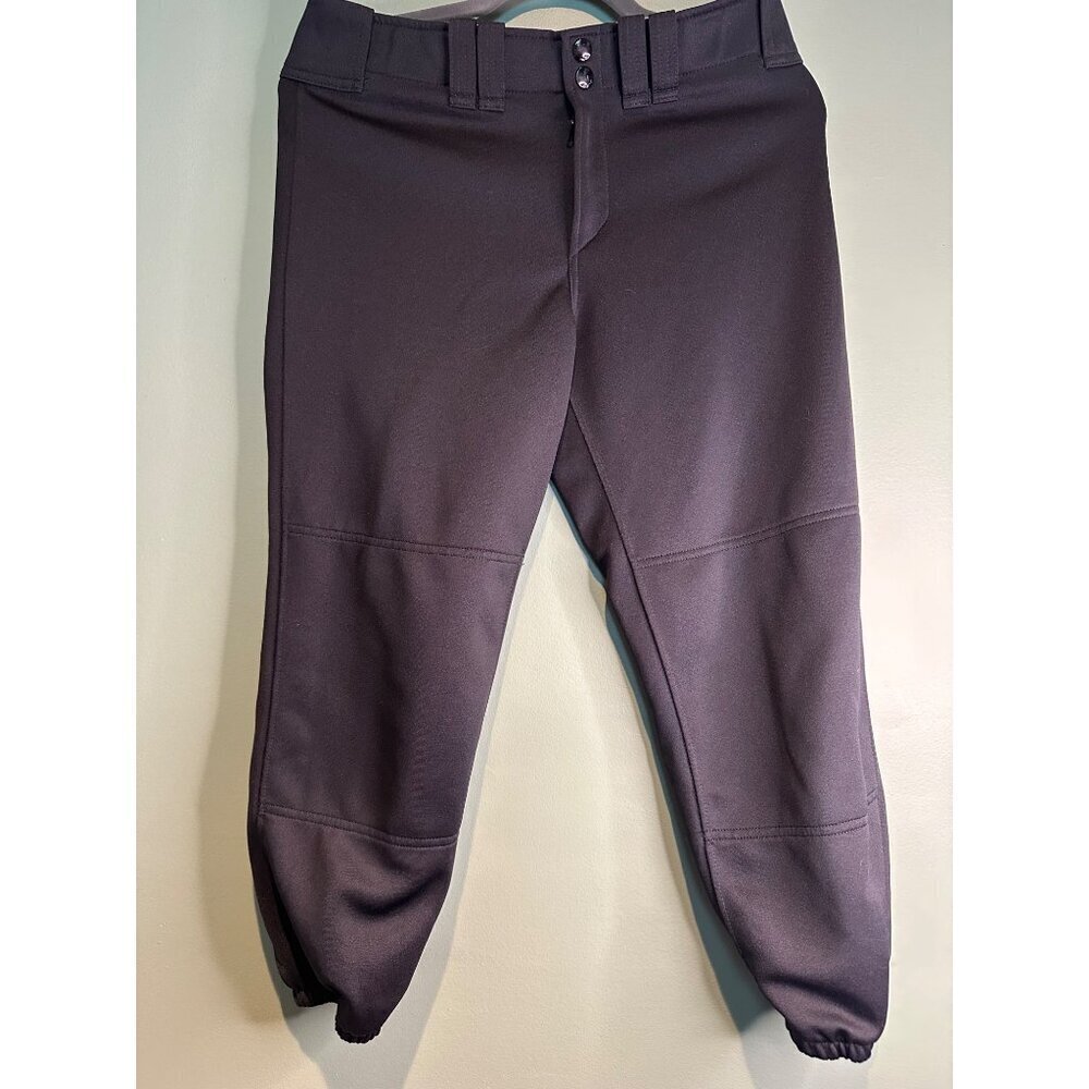 Mizuno Women’s Softball Pants Size Medium Black Athletic Belt Loop Aesthetic per